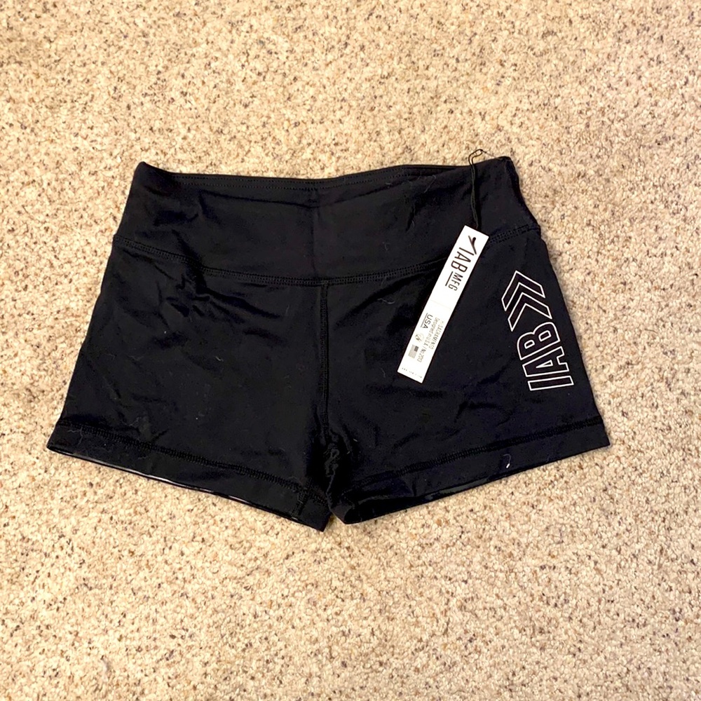 Plain black IABMFG 3” inseam no ride